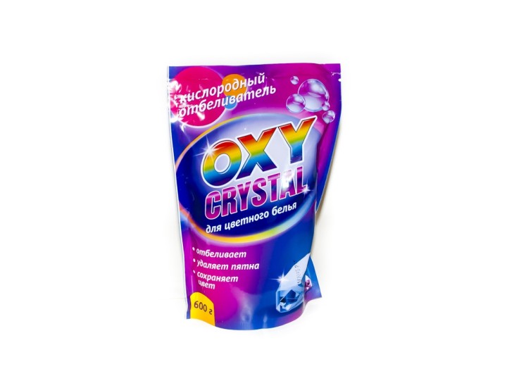 СТ-18 Кислородный отбеливатель Oxy crystal для цветного белья 600г