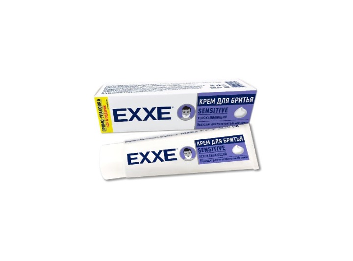 EXXE Крем для бритья 100мл Sensitive для чувствительной кожи